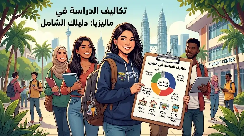 تكاليف الدراسة في ماليزيا 2026 للطلاب الدوليين