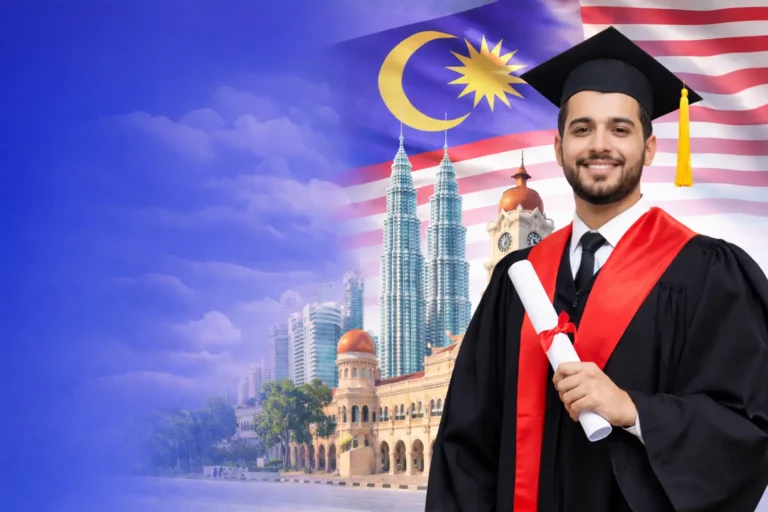 دراسة في ماليزيا للطلاب العرب – طالب في كوالالمبور بزي التخرج